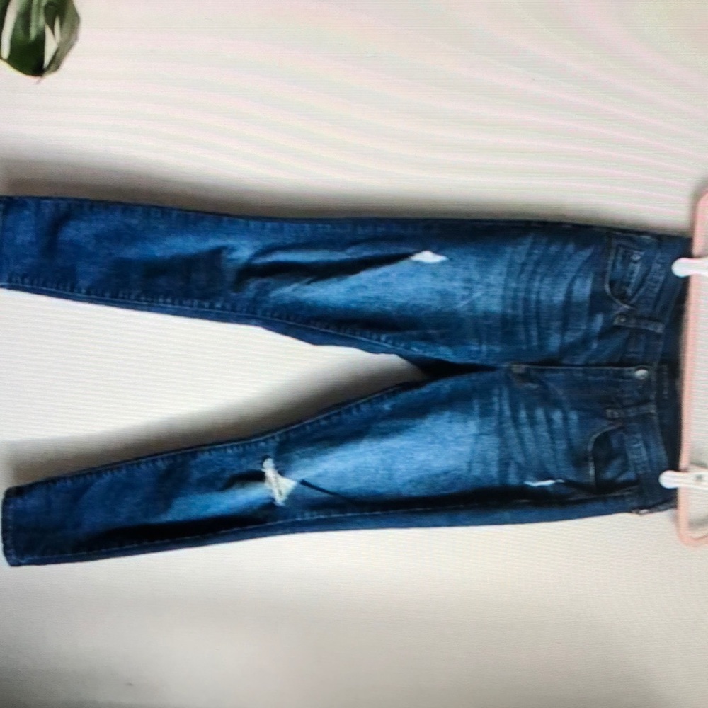 Aeropostale high waisted distressed jegging